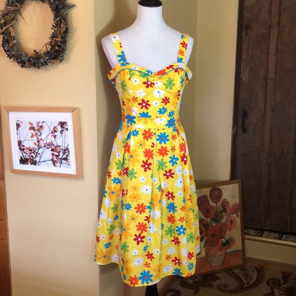 Bettie Page Dresses & Skirts - BETTIE PAGE size Large Daisy Sundress ctn $129 NEW